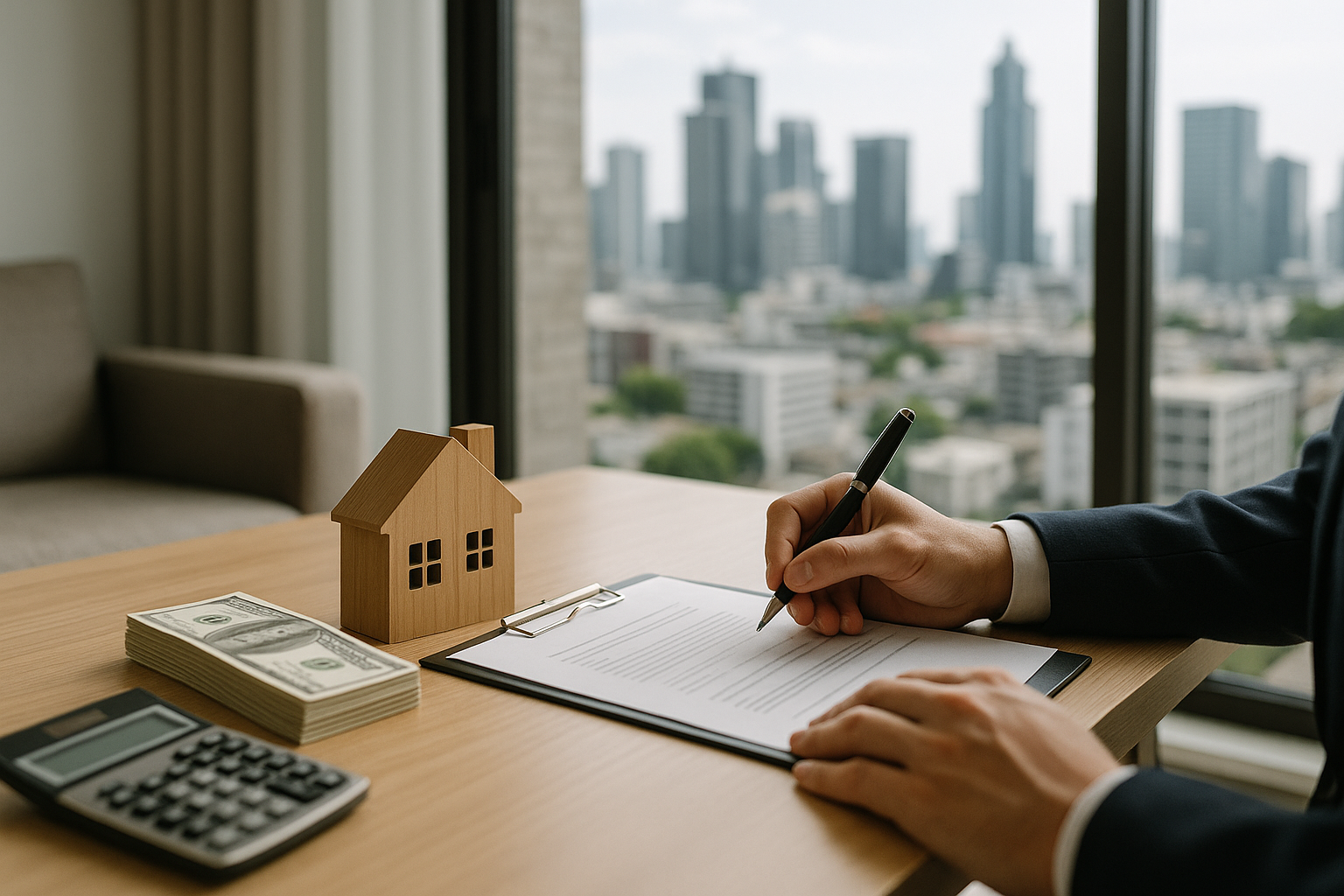 Appartamento moderno in città, simbolo del mercato immobiliare urbano e dei mutui casa